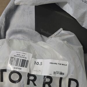 Torrid Light Green Square Mules, Slides With Bow On Top